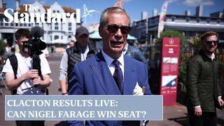 Clacton result Watch as Nigel Farage wins place in Westminster [upl. by Johannes]