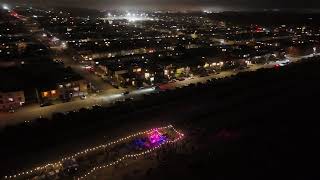 SF Taraval Night Market  Dance Party 4K Drone Flyover [upl. by Nodnek]