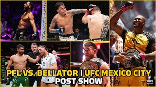 UFC Mexico City amp PFL vs Bellator PostFight Show  MMA Fighting [upl. by Mora]