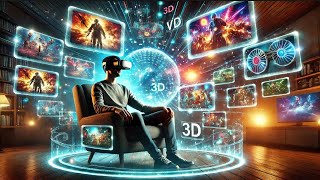 Meta quest  Comment regarder des vidéos et des films 3D [upl. by Nievelt290]