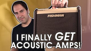 I Changed My Mind About Acoustic Amps  Fishman Loudbox Micro [upl. by Yllop]