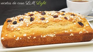 BIZCOCHO DE AVENA 100 SIN AZÚCAR Y SIN LECHE  OATMEAL CAKE 100 SUGAR FREE AND MILK FREE [upl. by Conant]