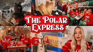 RIDING THE POLAR EXPRESS IN WENSLEYDALE YORKSHIRE UK  THE POLAR EXPRESS EXPERIENCE VLOG 2023 [upl. by Rosaline]