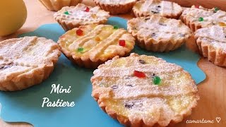 MINI PASTIERE NAPOLETANE in Versione Classica e Con il Cioccolato  RICETTA PER PASQUA Bimby TM5 [upl. by Dilahk908]