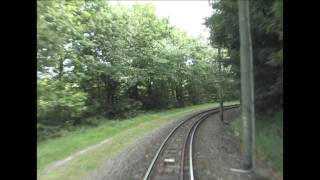 Führerstandsmitfahrt in der Straßenbahn von Bochum nach Witten Heven Dorf tram cabe ride [upl. by Enrika]