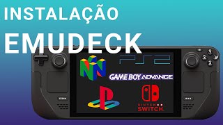 ATUALIZADO  Como instalar EMUDECK no seu steam deck Emuladores Retrô até PS3 e Nintendo Switch [upl. by Akehsyt237]