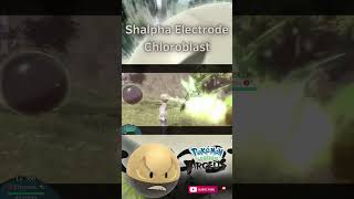 Shiny Alpha Hisuian Electrode Signature Move Chloroblast in Pokemon Legends Arceus [upl. by Mortimer]