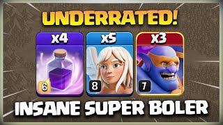 Insane Th15 Super Bowler Smash Attack  Th15 Super Bowler Attack  Best Th15 Attack Strategy [upl. by Hakeber]