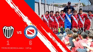 Club Atlético Estudiantes vs Tifón de BoyacáAAAJ CAT2015 [upl. by Lamaaj857]