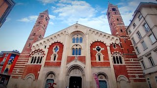 Kathedrale in Casale Monferrato Italien  Zu Besuch in der italienischen Stadt Casale Monferrato [upl. by Dyrrej]