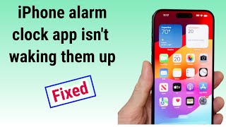 iPhone alarm clock app is not working for users  How to Fix [upl. by Aidnahs594]