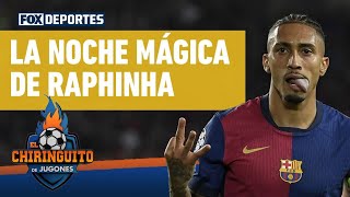 😎 Momento mágico con el BARCELONA ¿es RAPHINHA el mejor en Europa actualmente  El Chiringuito [upl. by Adne845]