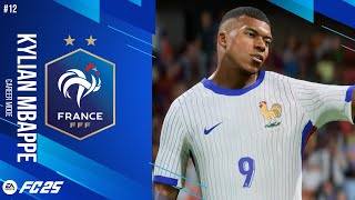 FC 25 MBAPPE PLAYER CAREER MODE PART 12  MBAPPE AND FRANCE VS JUARA BERTAHAN EURO 2024 [upl. by Senior800]