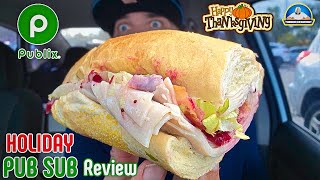 Publix® Deli Turkey Cranberry Holiday Sub Review 🦃 Happy Thanksgiving  theendorsement [upl. by Aihsotal277]