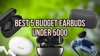 Best Budget 5 Earbuds Under 5000 in Amazon in 2024  Price dropped Alert  Great Summer sale [upl. by Tnecnev]