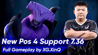 XinQ FACELESS VOID 736 SUPPORT 4 Pos  Dota 2 Pro Gameplay [upl. by Leeland]