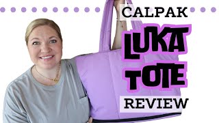 Calpak Luka Expandable Tote Bag Review [upl. by Eeslehc]