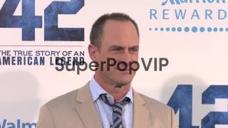 Christopher Meloni at 42 Los Angeles Premiere 492013 in [upl. by Adeehsar]