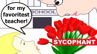 Learn English Words  SYCOPHANT  Meaning Vocabulary Lesson with Pictures and Examples [upl. by Michail]