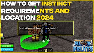 How to get OBSERVATIONINSTINCT in Blox Fruits  REMAKE amp UPDATED VERSION [upl. by Asselim474]