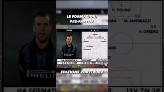 Formazione Inter 20012002 vs Juventus calcio inter intermilan seriea calcioitaliano amala [upl. by Cornish]