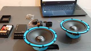 New Car Speakers Recoil Echo REM65 65quot Components Unboxing amp Sound Test [upl. by Adnahsed]