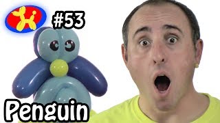 Balloon Penguin  Balloon Animal Lessons 53 [upl. by Aihsel637]