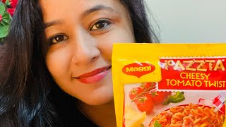 Maggi Pasta Cheesy Tomato Twist Reaction Maggi Pasta Review Maggi Pasta Recipe [upl. by Amatruda]