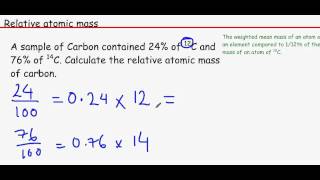 OCR AS level Chemistry Unit 1 Module 1  Atomic Mass [upl. by Senn]