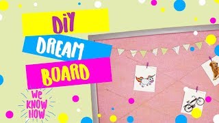 How to make a dream board Vision Board Ideas DIY  WeKnowHow [upl. by Quickel681]