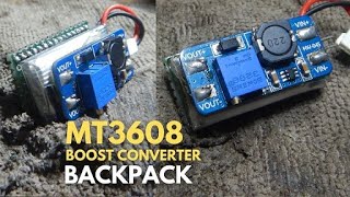 MT3608 Boost Converter  Back Pack Power Supply DIY Module Filipino [upl. by Kathie789]