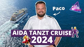 AIDAdiva AIDA tanzt Cruise 2024  Vlog mit Entertainment Manager Paco [upl. by Wattenberg340]