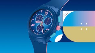 Swatch Blue Heelflip Review Paris 2024 Olympic Edition Unboxed [upl. by Noinatrad]