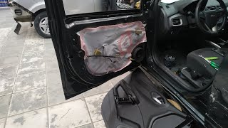 Como remover tirar trocar desmontar forro forração da porta dianteira Chevrolet Onix e Prisma dicas [upl. by Gerge]