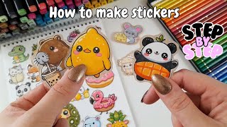 How to Make Stickers at Home  Step by Step [upl. by Melquist]