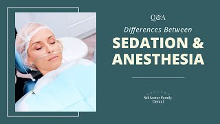 Differences Between Sedation and Anesthesia [upl. by Besse]