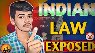 INDIAN CONSTITUTION EXPOSED 🤬  INDIAN LAW  INDIAN CONSTITUTION SYSTEM 🤬 [upl. by Zobias615]