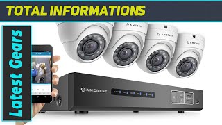 Amcrest ProHD 720P 4CH Video Security System The Best Outdoor Surveillance Solution [upl. by Erleena450]