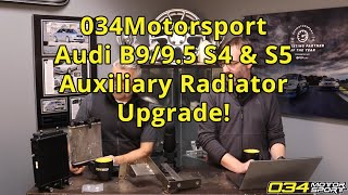 034Motorsport Auxiliary Radiator Upgrade for Audi B995 S4S5  034Motorsport FAQ [upl. by Ekaj]