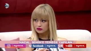 Kısmetse olur 247 bölüm Semih Hazalın yaptığı yemeği yiyemedi [upl. by Yeldahc]