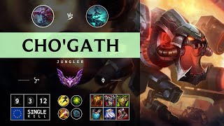 ChoGath Jungle vs Hecarim  EUW Master Patch 1414 [upl. by Kensell]