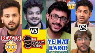 WTF Elvis Yadav Randomsena Vs Munawar Farukhi😱 Thugesh Vs Crazy Deep Carryminati Dhruv Rathee [upl. by Anoniw]