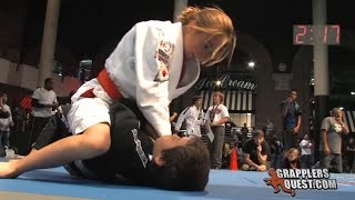 Girl vs Boy SUBMISSION  Bianca LeBosnoyani vs Anthony Garcia Grapplers Quest Las Vegas 2011 [upl. by Suirtemid]