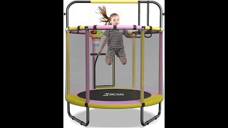 BCAN 6048quot Mini Trampoline for Ages 1 to 8 Kid [upl. by Agrippina]