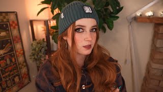 ASMR Can I PLEASE Touch Your Face Skater Girl Obsessed With You [upl. by Dikmen]