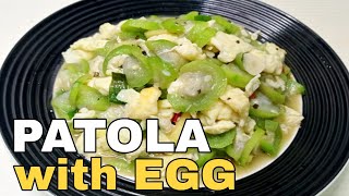 HOW TO COOK STIR FRY LUFFA WITH EGG RECIPE CHINESE STYLE [upl. by Min658]