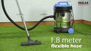 Inalsa Vacuum Cleaner Wet and Dry Ultra WD211600W with 3in1 Multifunction WetDryBlowing [upl. by Lindy758]