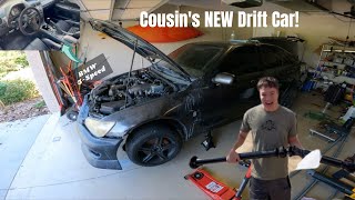 Manual Swapping my Cousins NEW Lexus IS300 Drift Car [upl. by Edrock689]