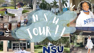 NSU Campus Tour 2021  Nova Southeastern University [upl. by Eniamahs]