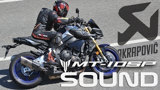 Yamaha MT10 SP Pure Sound  Akrapovic [upl. by Ylim]